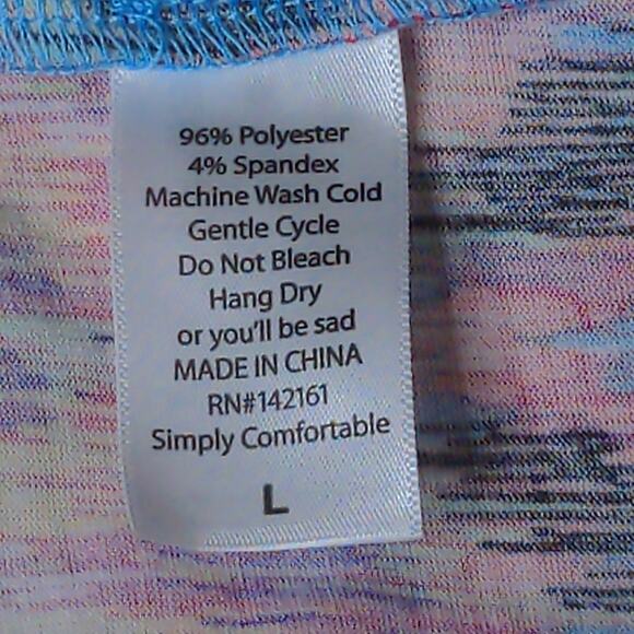 LuLaRoe Geometric Randy Tee  - Size L - NWT/Flaw - Picture 6 of 9